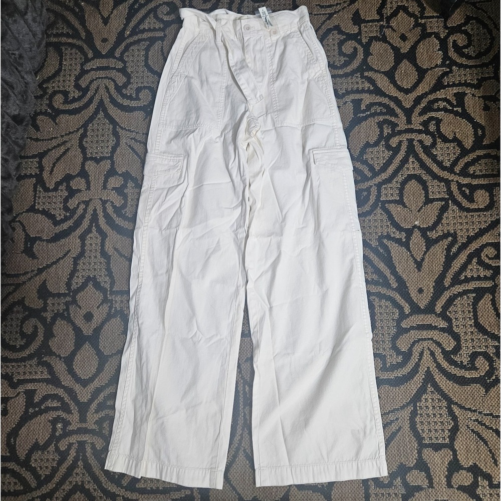 Madewell Women's Griff Superwide-Leg Cargo Pants in Garment Dye Size 23 NO076